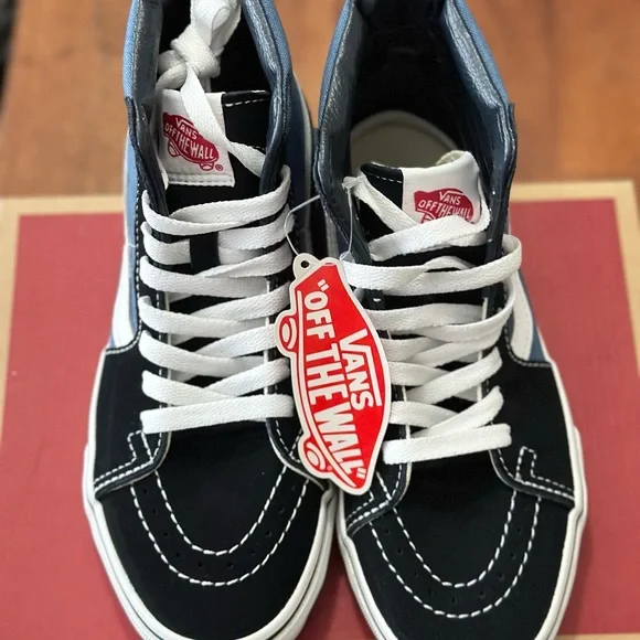 NEW🔥 Navy High Top Vans Sneakers! - Picture 8 of 8